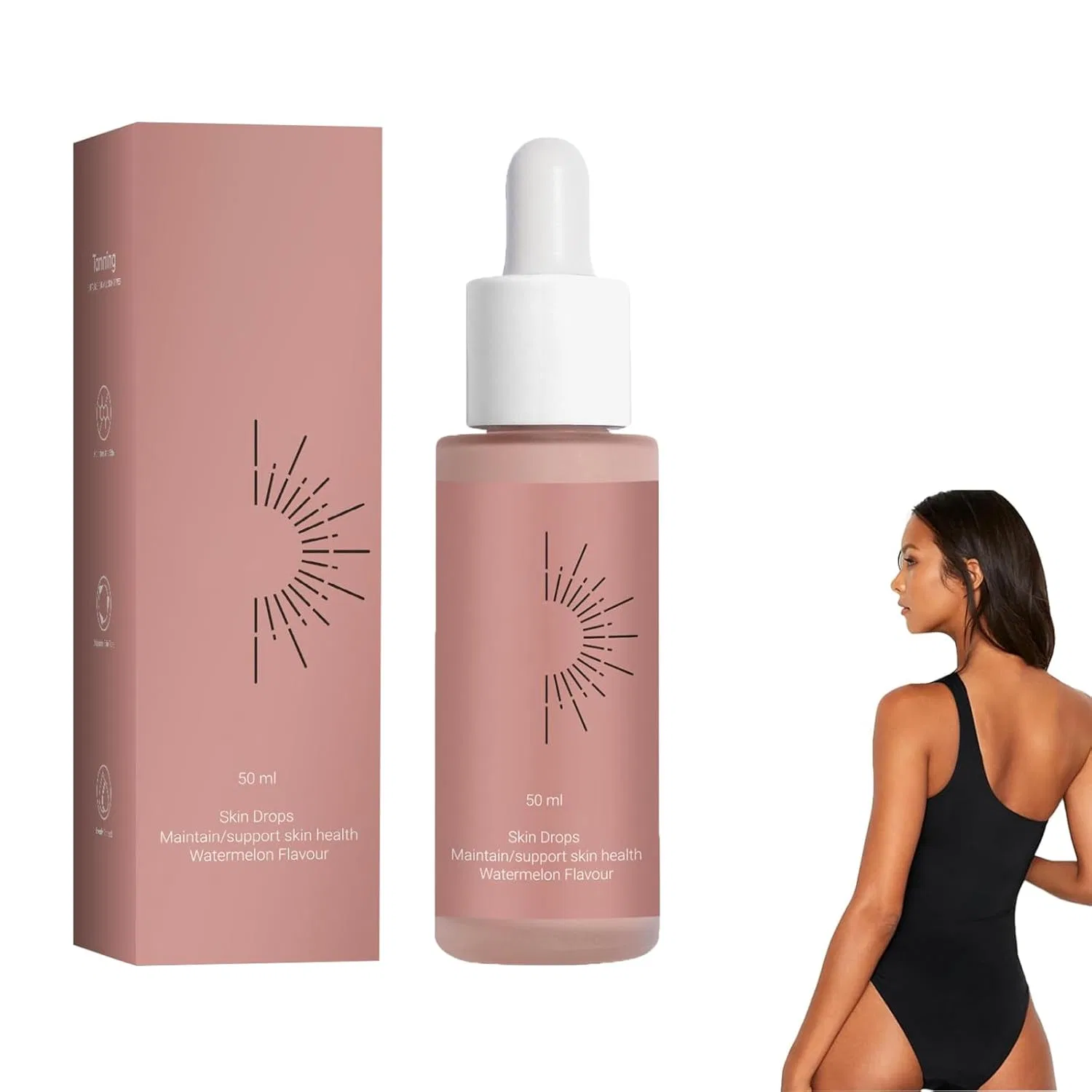 Масло для загара Sunless Tanning Drops, Junjie, 3 шт по 20 мл
