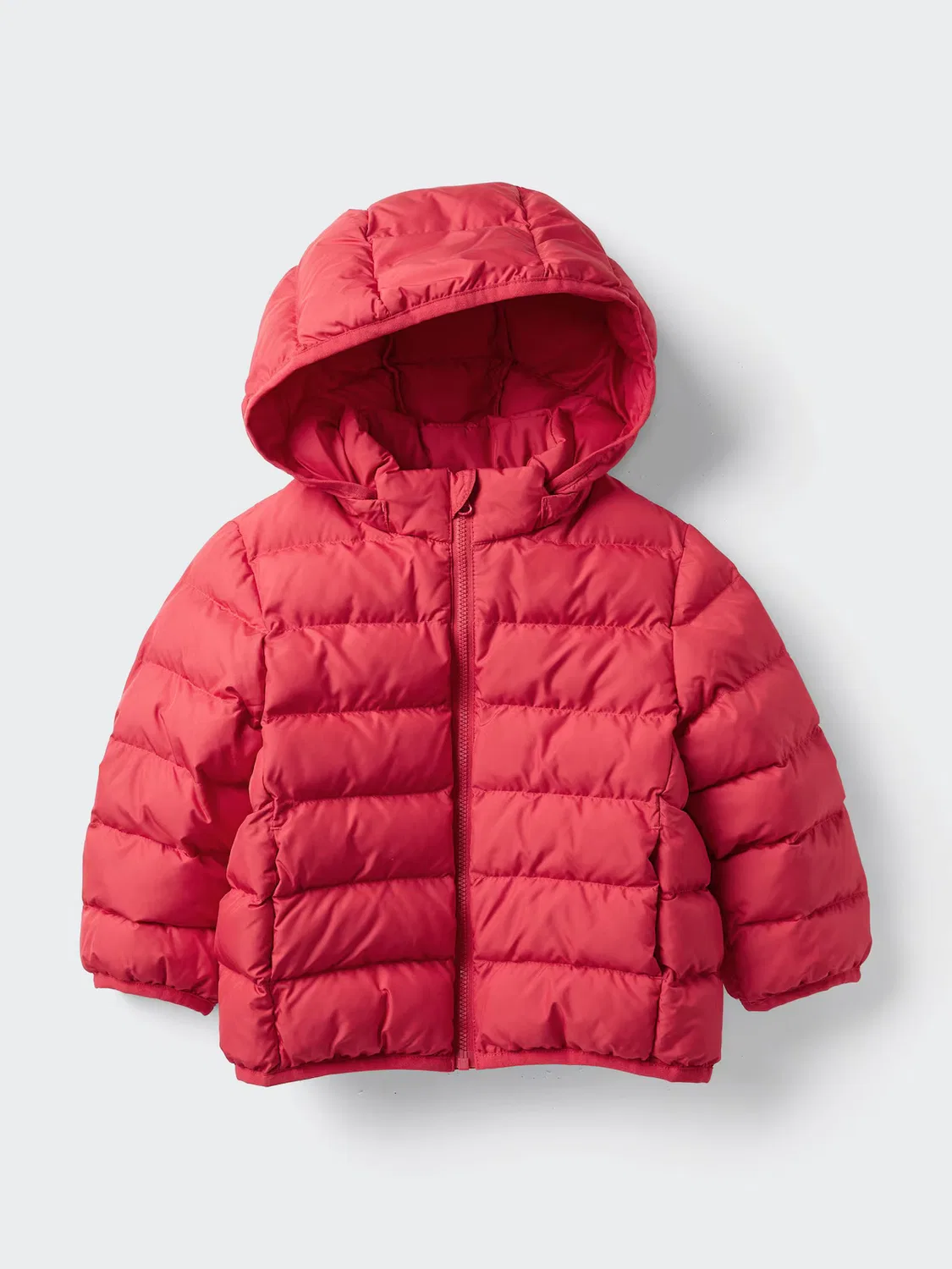 Парка Pufftech Uniqlo, моющаяся, красный