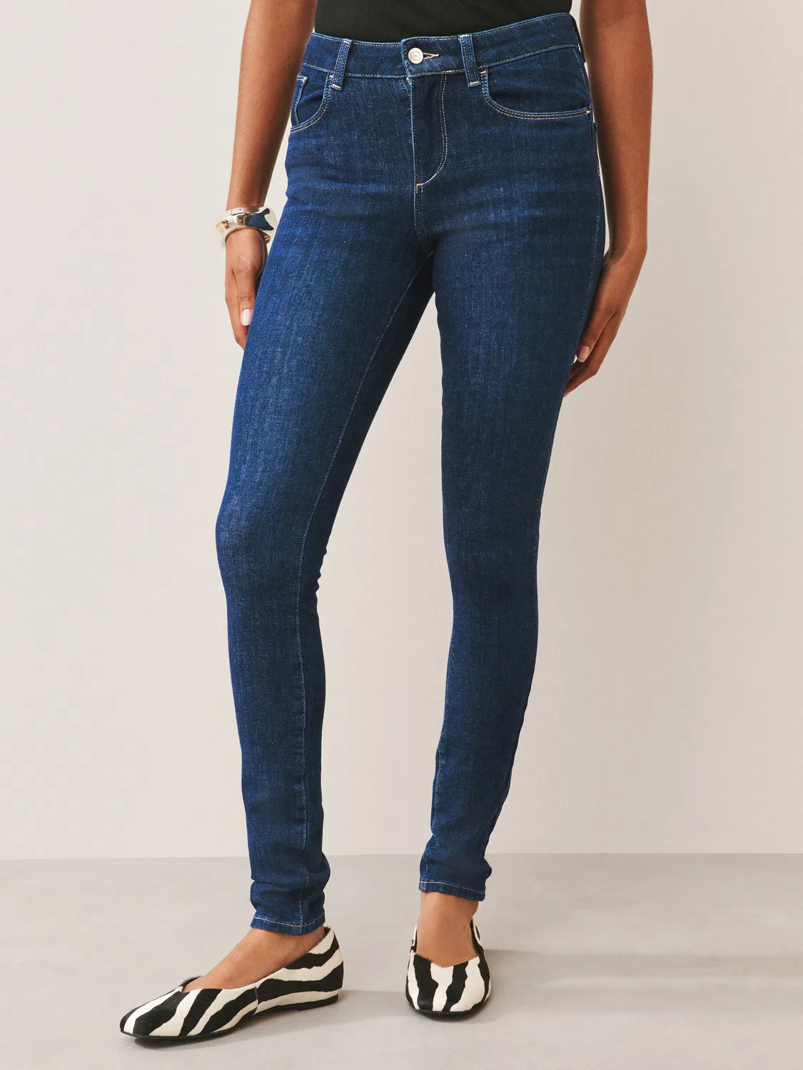 Джинсы скинни Premium 360° Stretch Next, Indigo Blue — фото 3