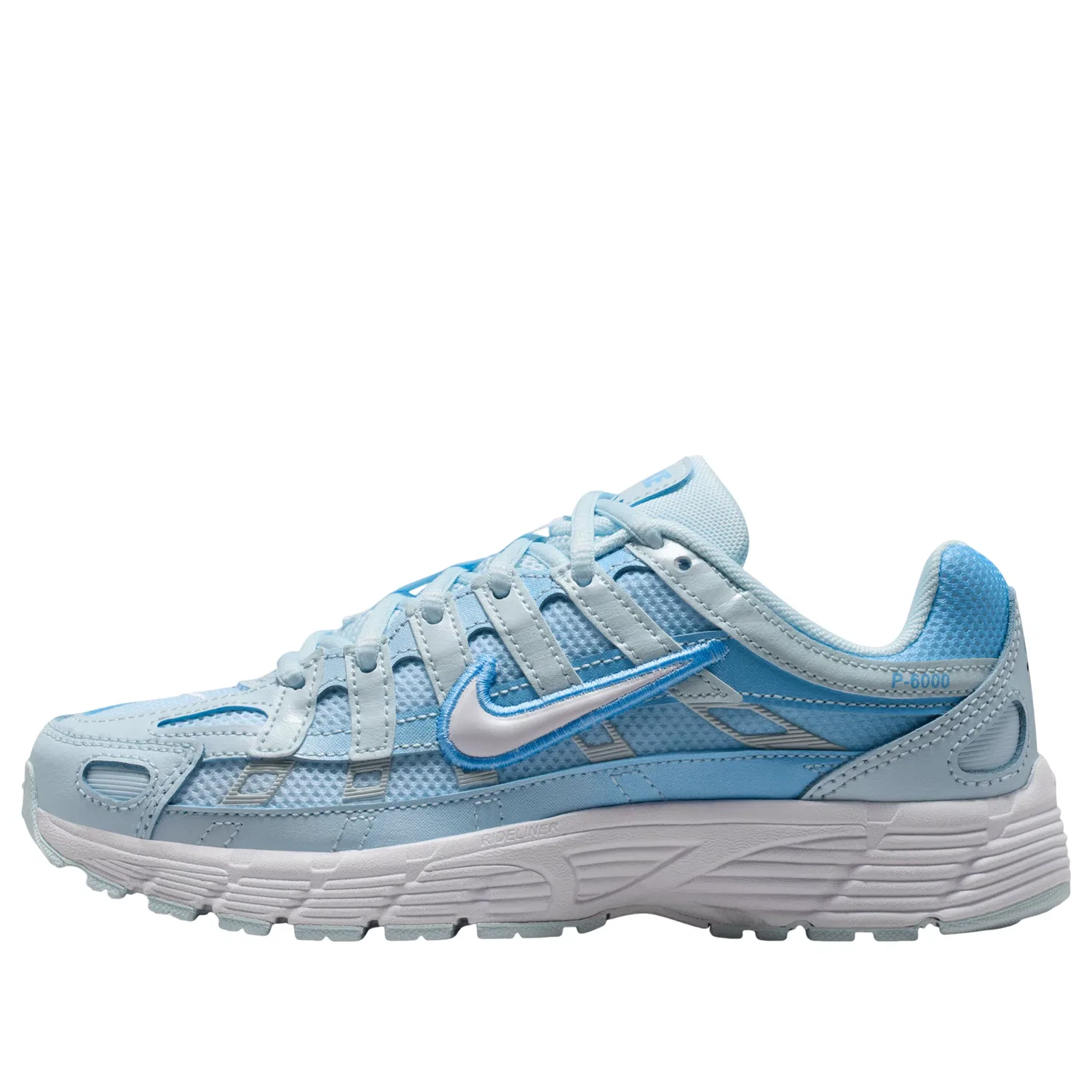 Детские кроссовки с шнуровкой Nike P-6000, синий