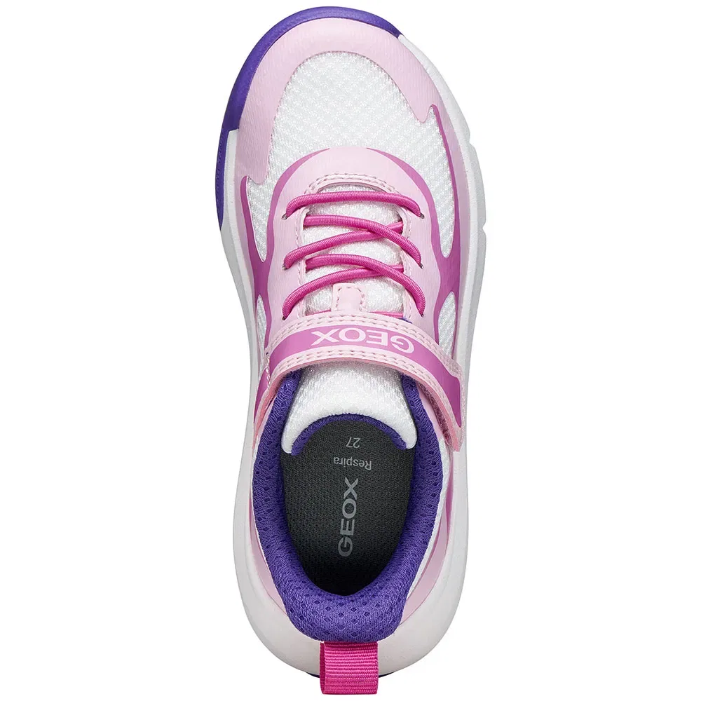 Кроссовки без шнуровки Geox Pro-Ran junior Geox, белый — фото 4
