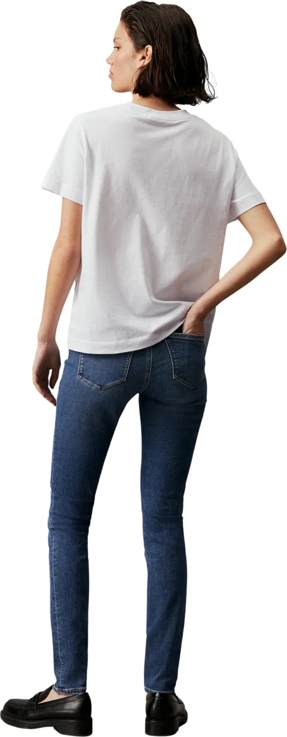 Женские джинсы скинни Calvin Klein Donna Jeans Mid Rise Skinny Fit, Denim (Den Dark) — фото 2