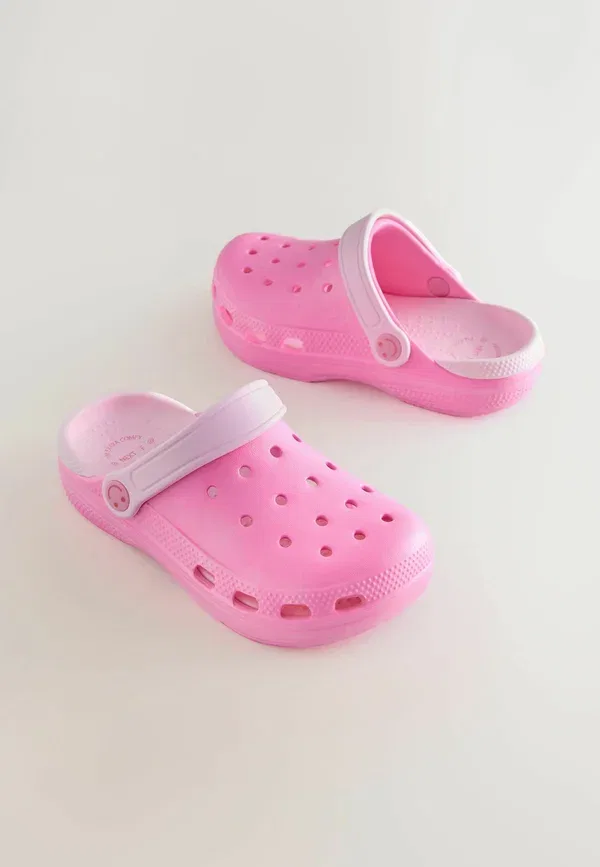 Клоги с вырезами Wide fit g fit - comfort Next, Pink, розовый — фото 2