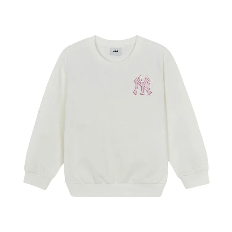 Детский свитшот с круглым вырезом MLB KIDS, Ivory