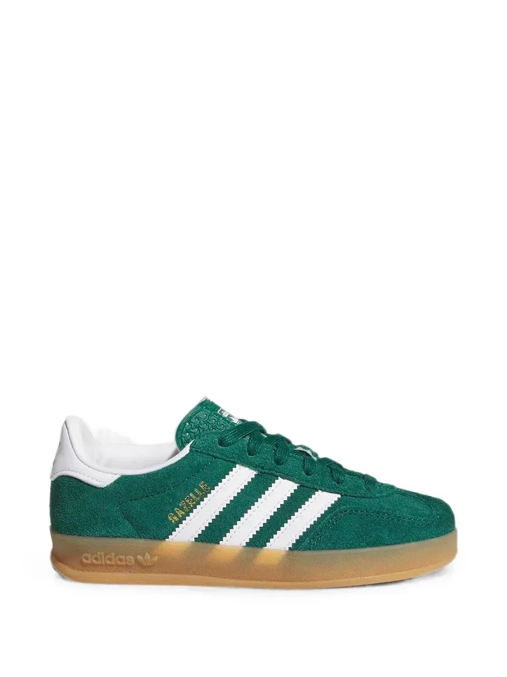 Кроссовки Gazelle с панелями Adidas Kids, зеленый