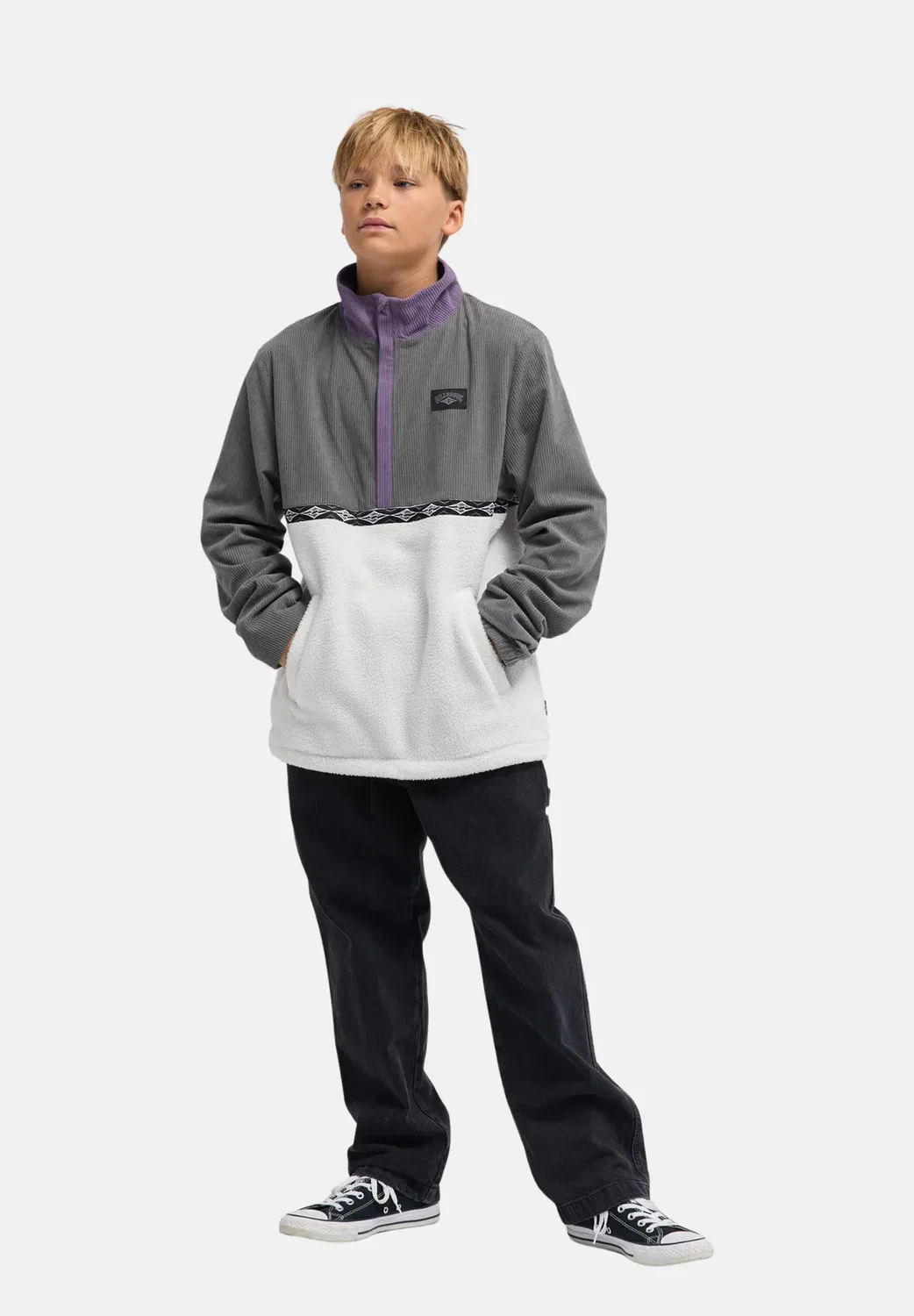Одежда Jungen 8-16|внешний слой ebbpf03002 - флисовый джемпер Billabong, Ppd