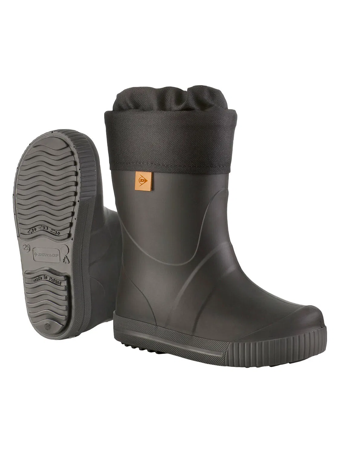 Детские зимние сапоги с мембраной Puddle Jumper Dunlop, Schwarz