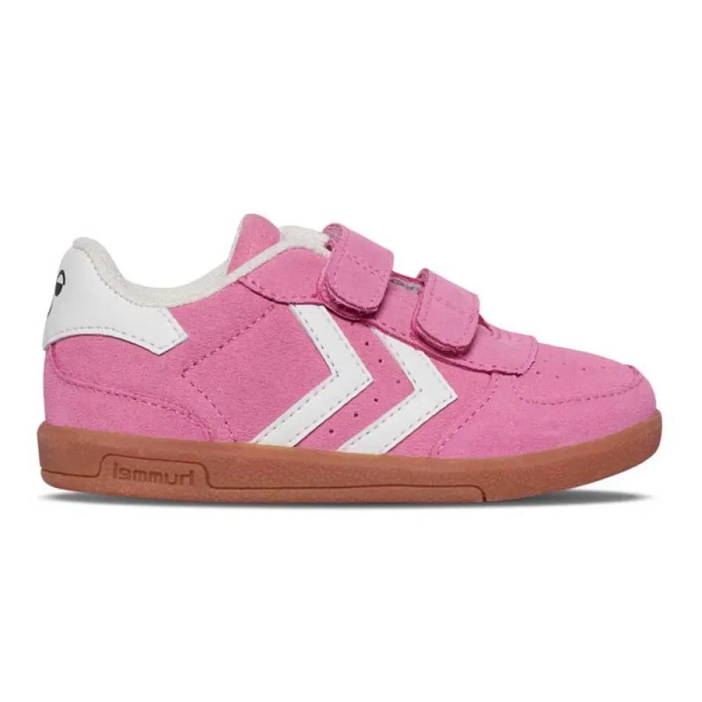 Детские кроссовки с замшевым верхом Victory Suede II Hummel, Pink