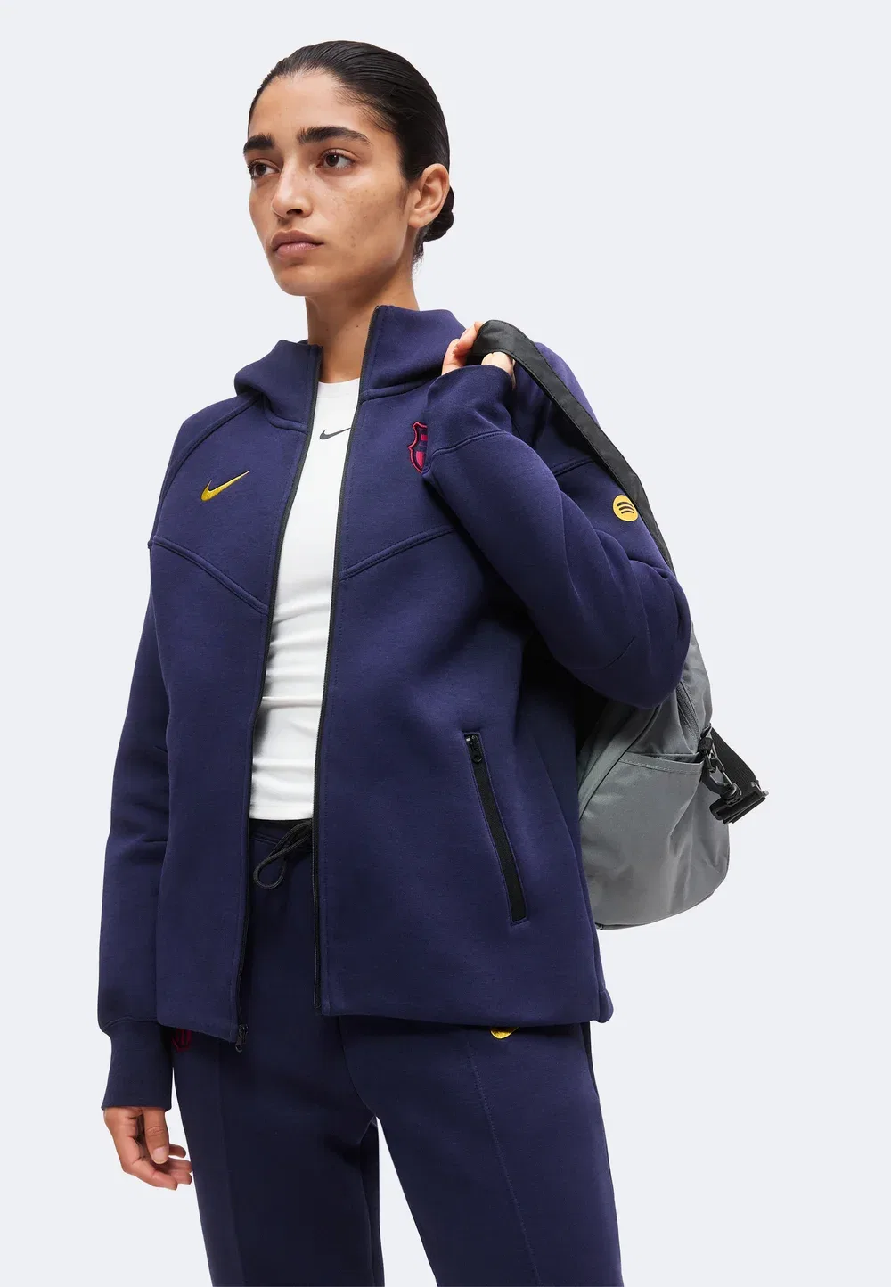 Фкб - клубная одежда Nike Performance, Blackened Blue/Mineral Yellow — фото 4