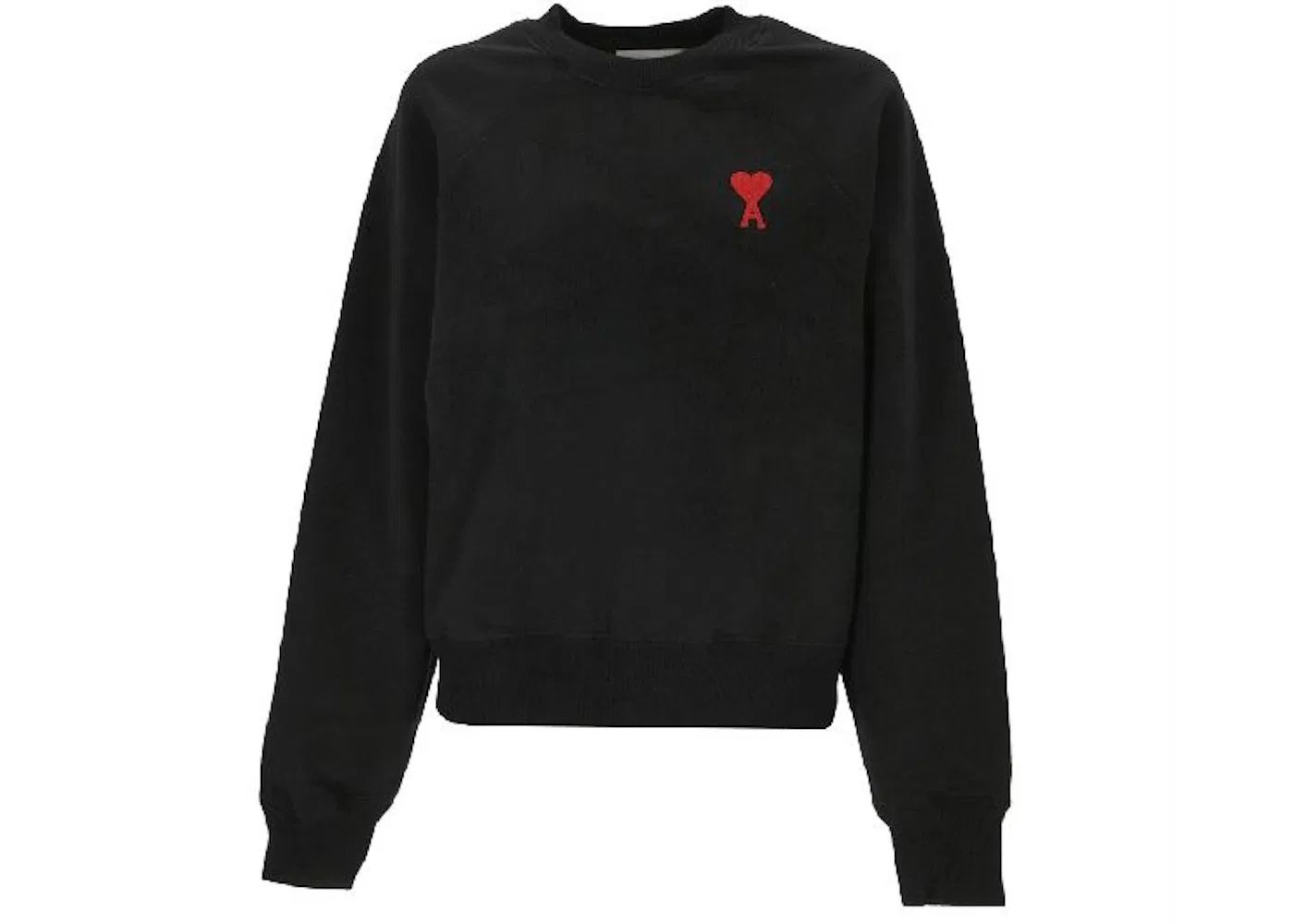 Мужской свитшот с принтом Ami Paris, Black/Red