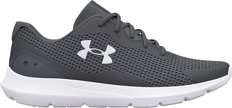 

Кроссовки Under Armour Surge 3 Pitch Grey White, серый