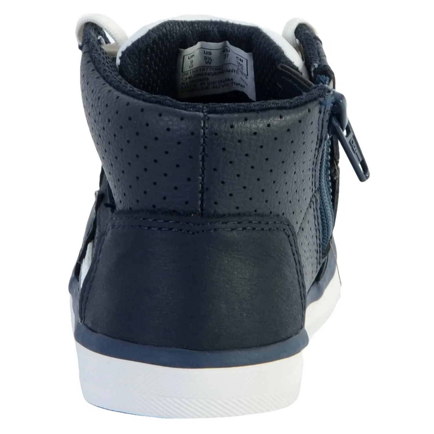 Кроссовки высокие кожаные для детей City Flake Clarks, синий — фото 2