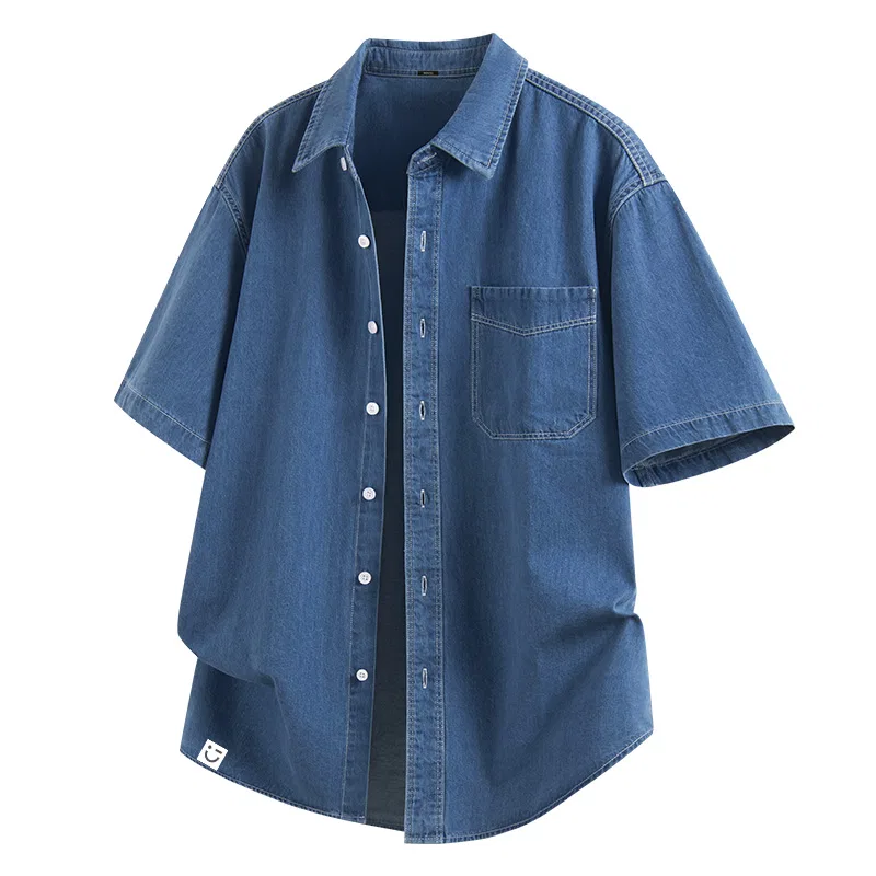 Детская рубашка с коротким рукавом MINISO, Dark Blue