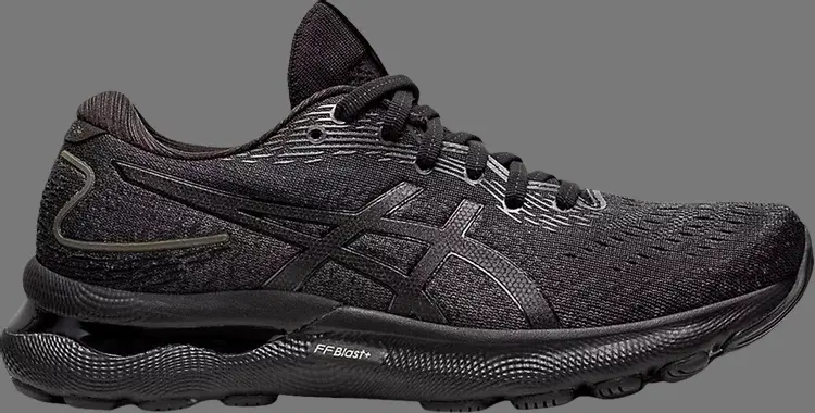 

Кроссовки wmns gel nimbus 24 wide 'black' Asics, черный