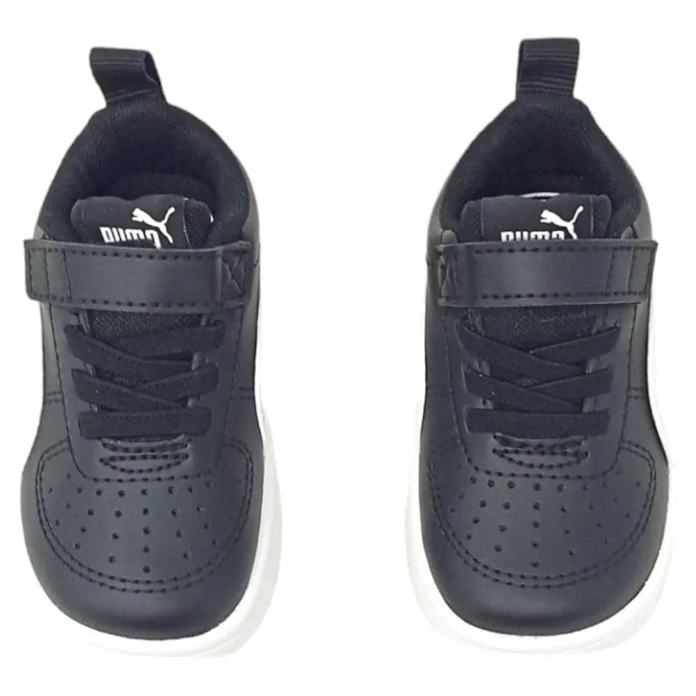 Детские кроссовки с эластичной застежкой PUMA Rickie AC PS PUMA Black PUMA White — фото 4