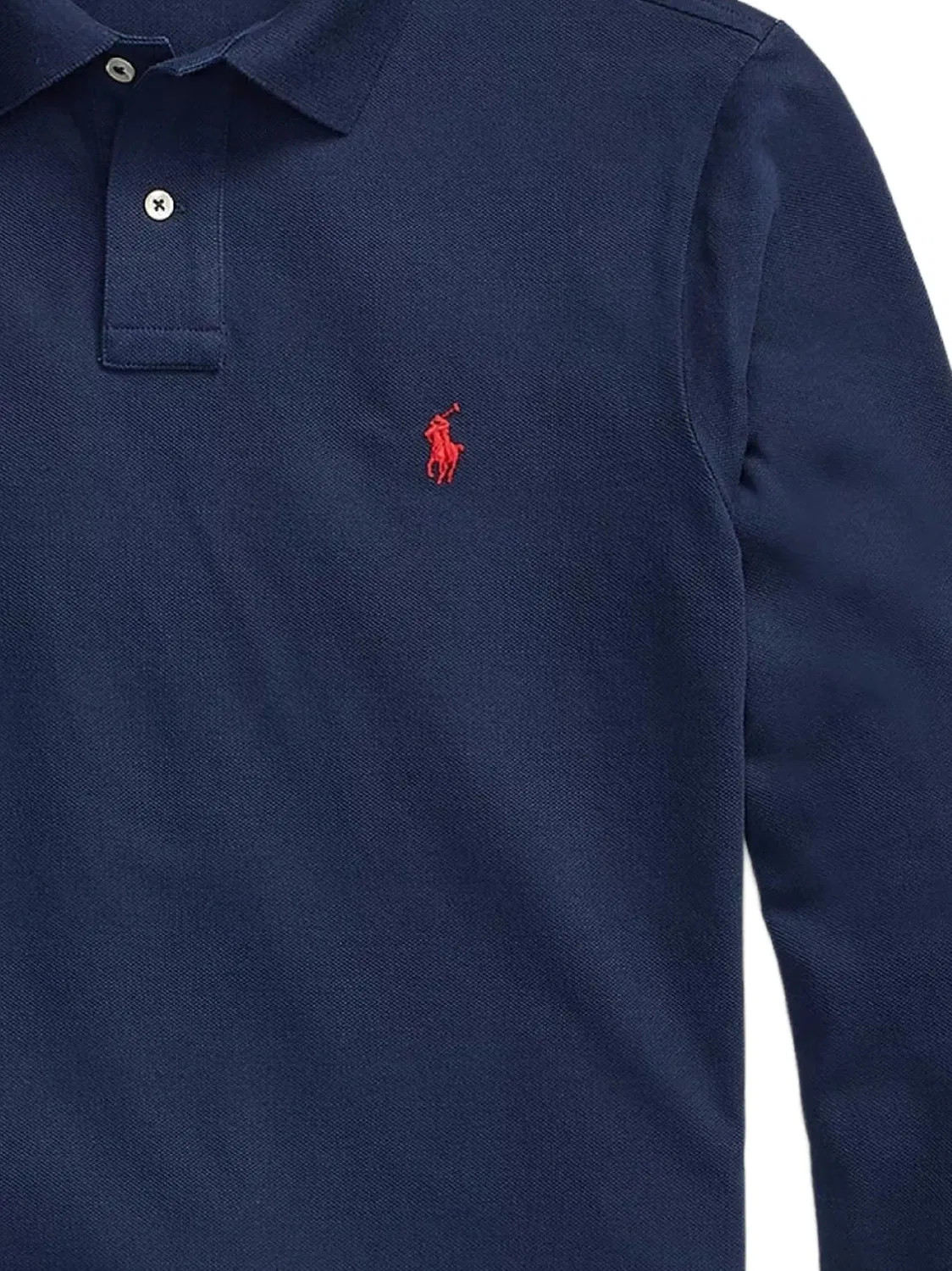 Polo Ralph Lauren Поло с длинным рукавом - синий — фото 2