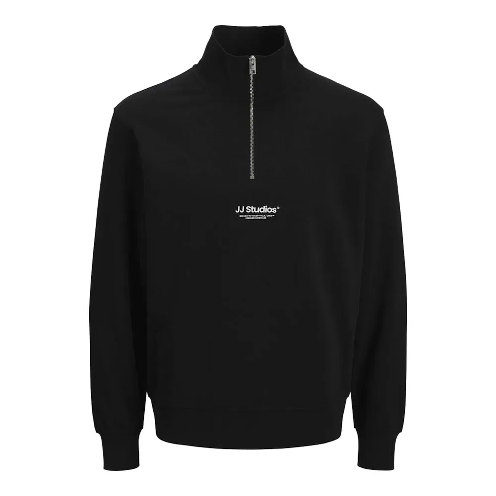 Свитшот на молнии Soho Quarter Jack & Jones, черный — фото 3
