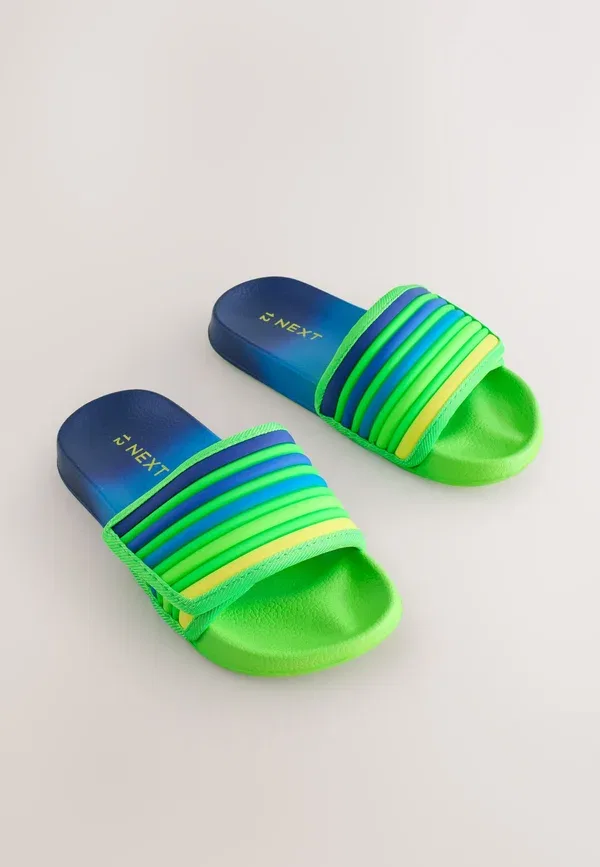 Мюли с градиентом Regular fit - adjustable sliders - mules Next green, синий/зеленый — фото 3