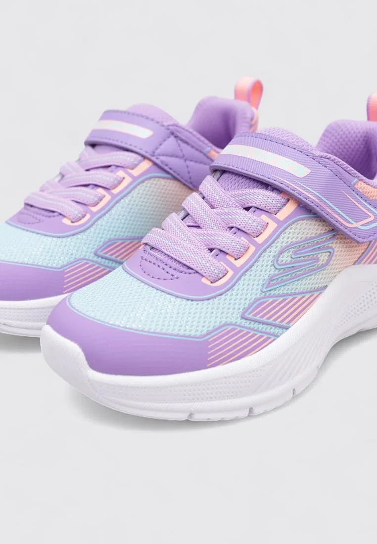 Детские кроссовки для девочек Microspec Advance Oasis Poi Skechers, Lavender/Multi — фото 2