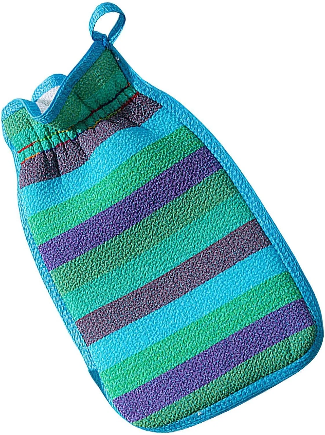 Generisch Перчатка для пилинга двусторонняя, 25x15 см, Blue