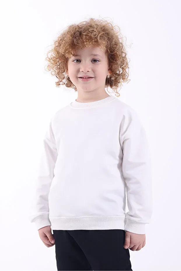 Детские свитшот для мальчиков оверсайз Lovexi, White