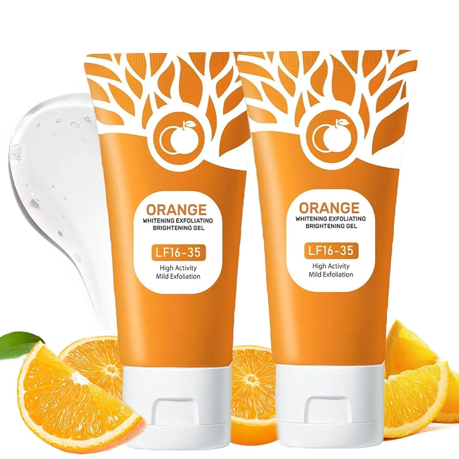 Эксфолиирующий гель для лица, Natural Orange, 2 шт, 50 г Generisch