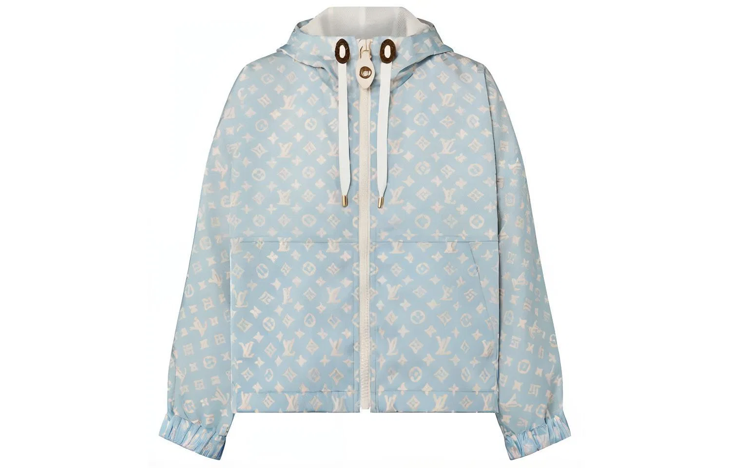 Женская куртка с длинным рукавом Painted Collar Label Style LOUIS VUITTON, Blue