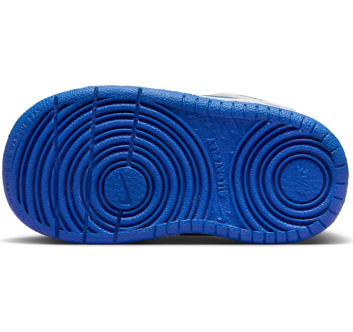 Детские кроссовки для мальчиков кожаные Cd7784 NIKE, Royal Blue White Top — фото 2