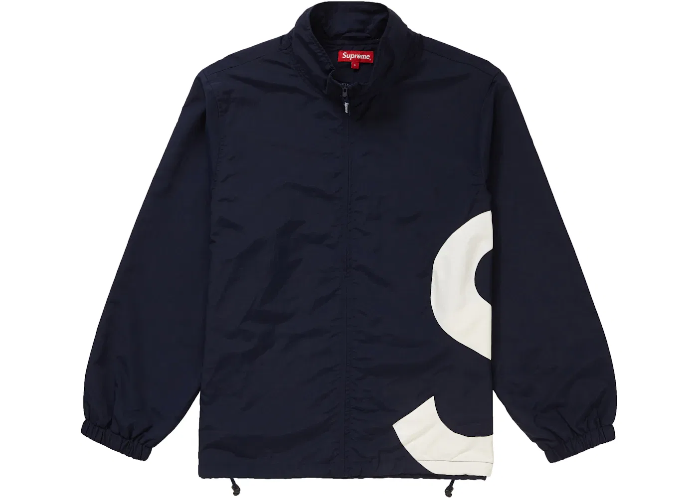 Мужская куртка на молнии с логотипом S Logo Track Jacket Supreme, темно-синий