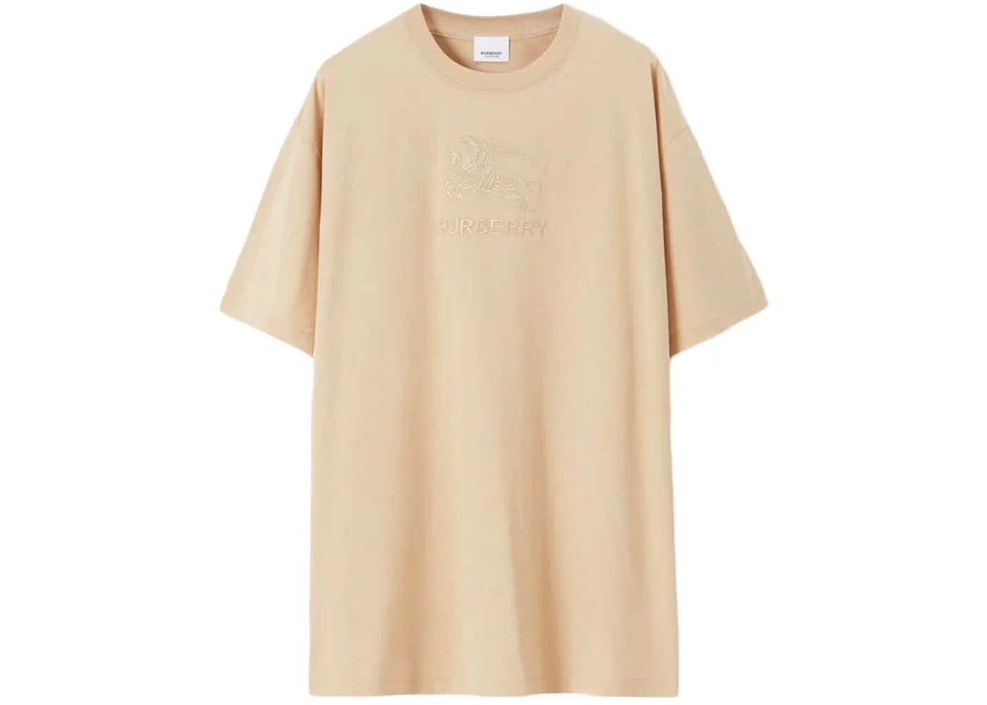 Мужская футболка хлопковая Burberry T-shirt, Soft Fawn
