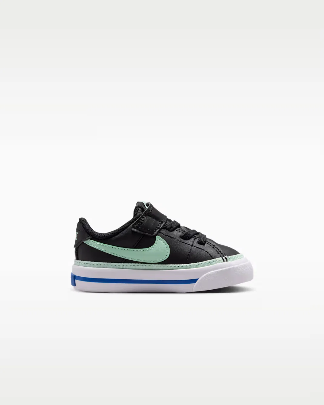 Детская/подростковая обувь Nike Court Legacy, Black/White/Game Royal/Arctic Green — фото 3