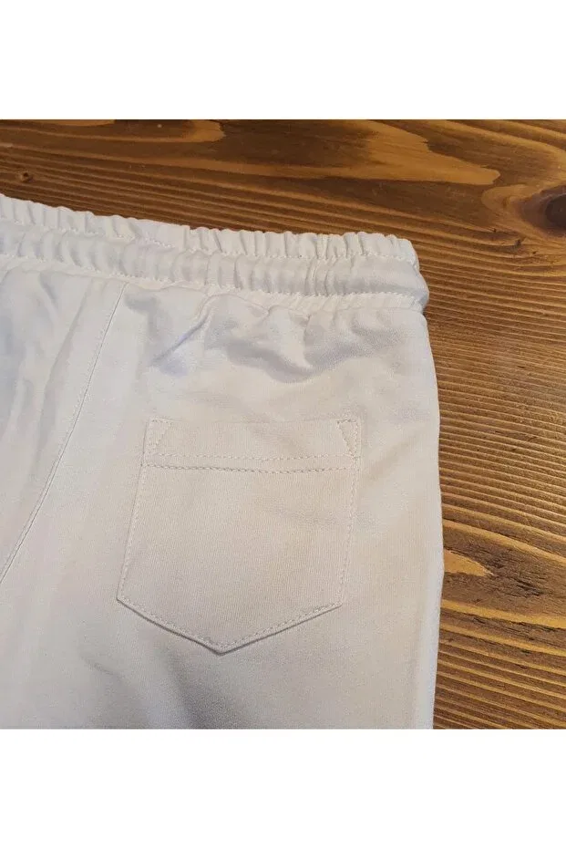Детские брюки для девочек регулярные Iron line child pant Beebird, Cream — фото 4