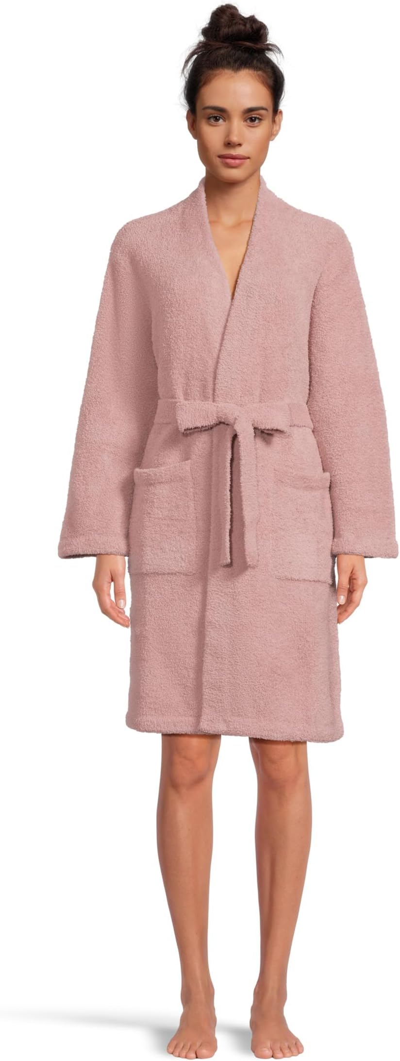 

Женский однотонный халат CozyChic Barefoot Dreams, Teaberry