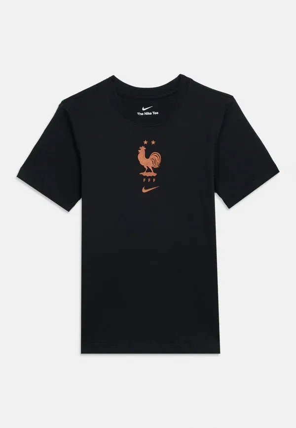 Футболка France Crest Tee National Team Wear Nike Performance, черный — фото 3