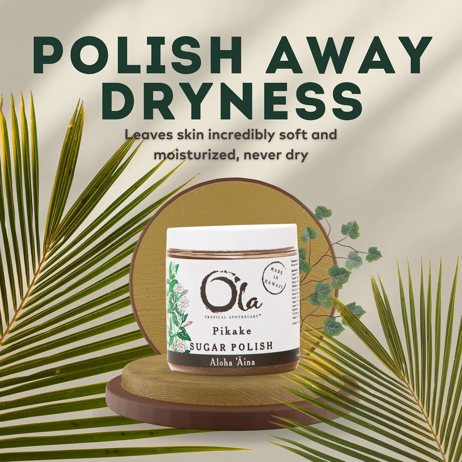 Скраб для тела Pikake Sugar Polish Tropical Apothecary 12 oz — фото 3