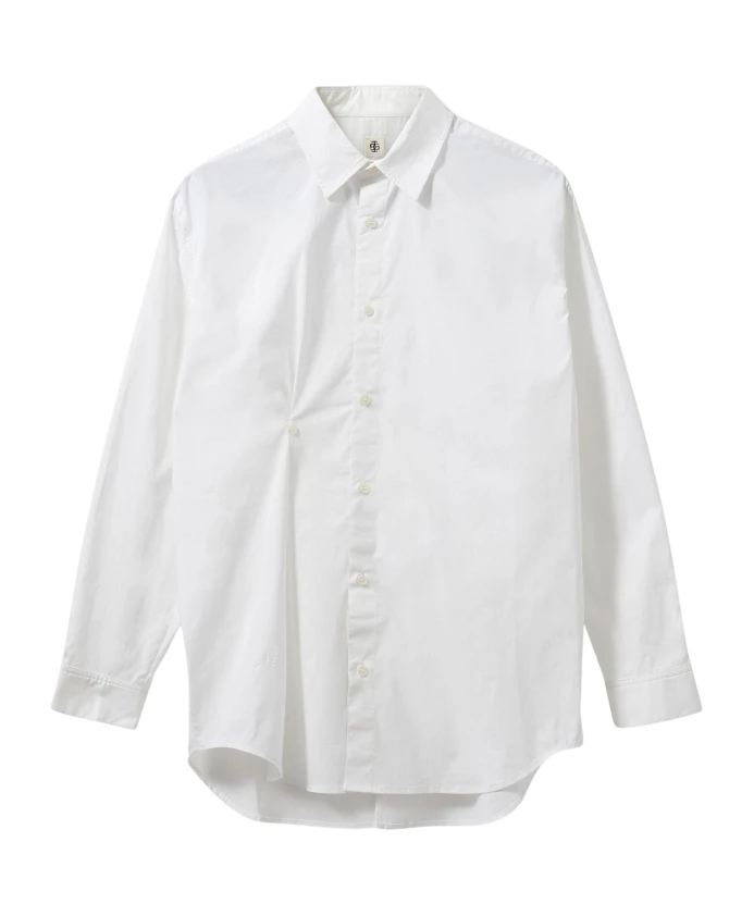 

Рубашка из эластичного хлопка с кипрского The Garment, белый