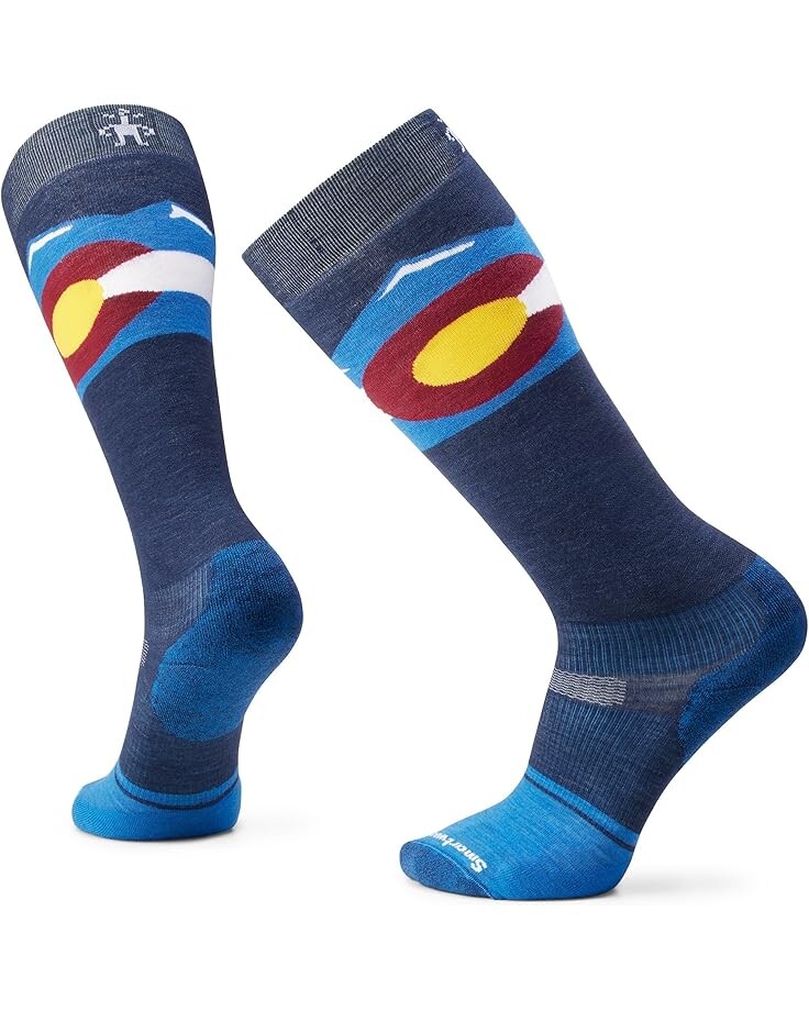 

Носки Smartwool Snowboard Targeted Cushion Colorado Over-the-Calf Socks, цвет Laguna Blue