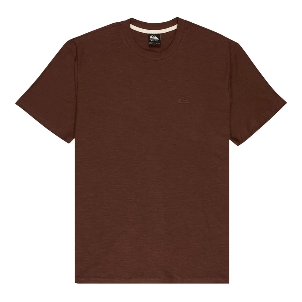 

Футболка с коротким рукавом Quiksilver Slub Roundneck, коричневый