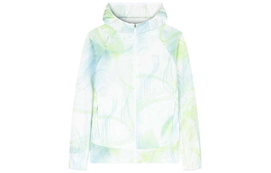 

Тренчкот из коллекции Running, женский, цвет Water Cloud Blue / с принтом Anta