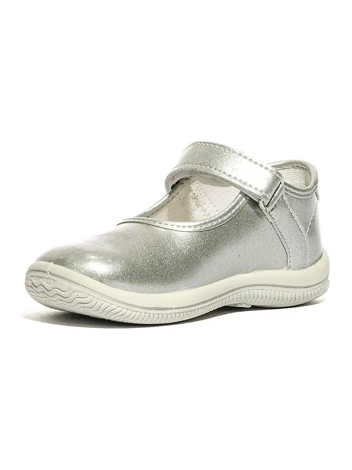Полуботинки серебряные Primigi — фото 3