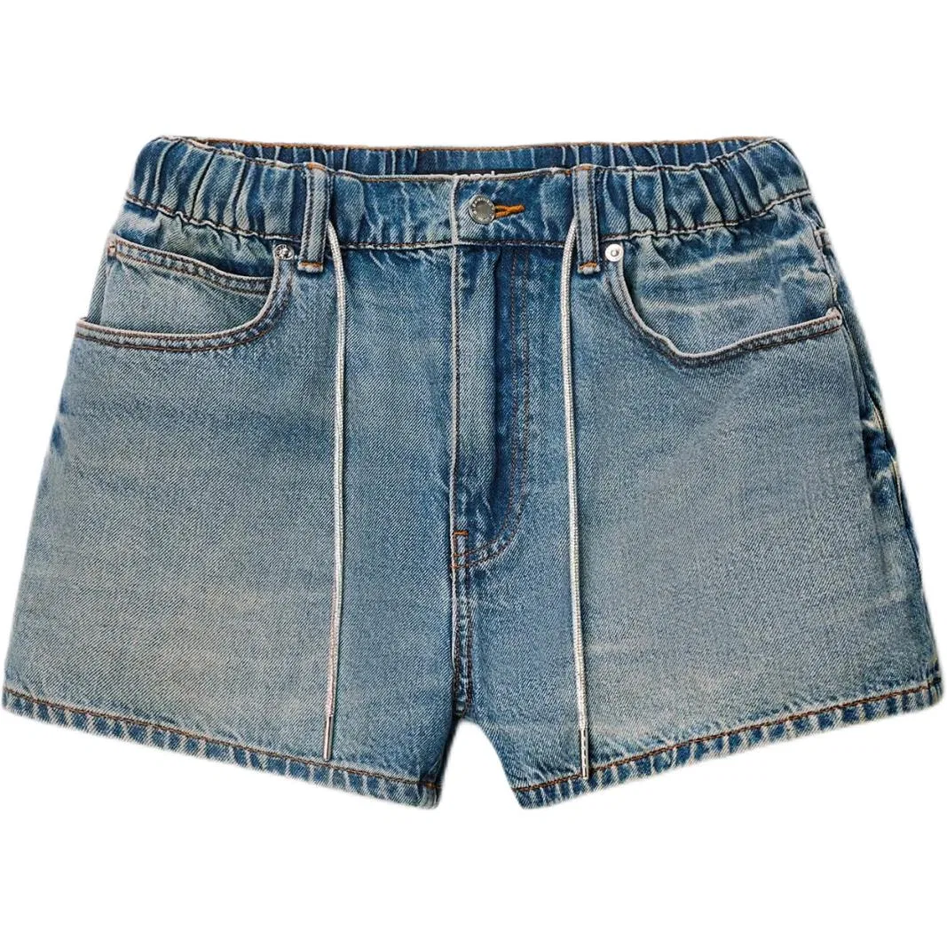 Шорты Marathon Crystal-Drawcord Alexander Wang, Indigo