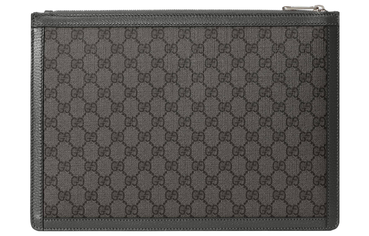 GUCCI Клатч Ophidia из холста с кожаной отделкой Regular мужской серый — фото 3