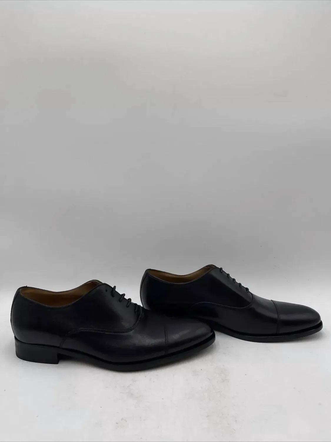 To Boot New York Мужские кожаные оксфорды Forley с мыском, черные Luc