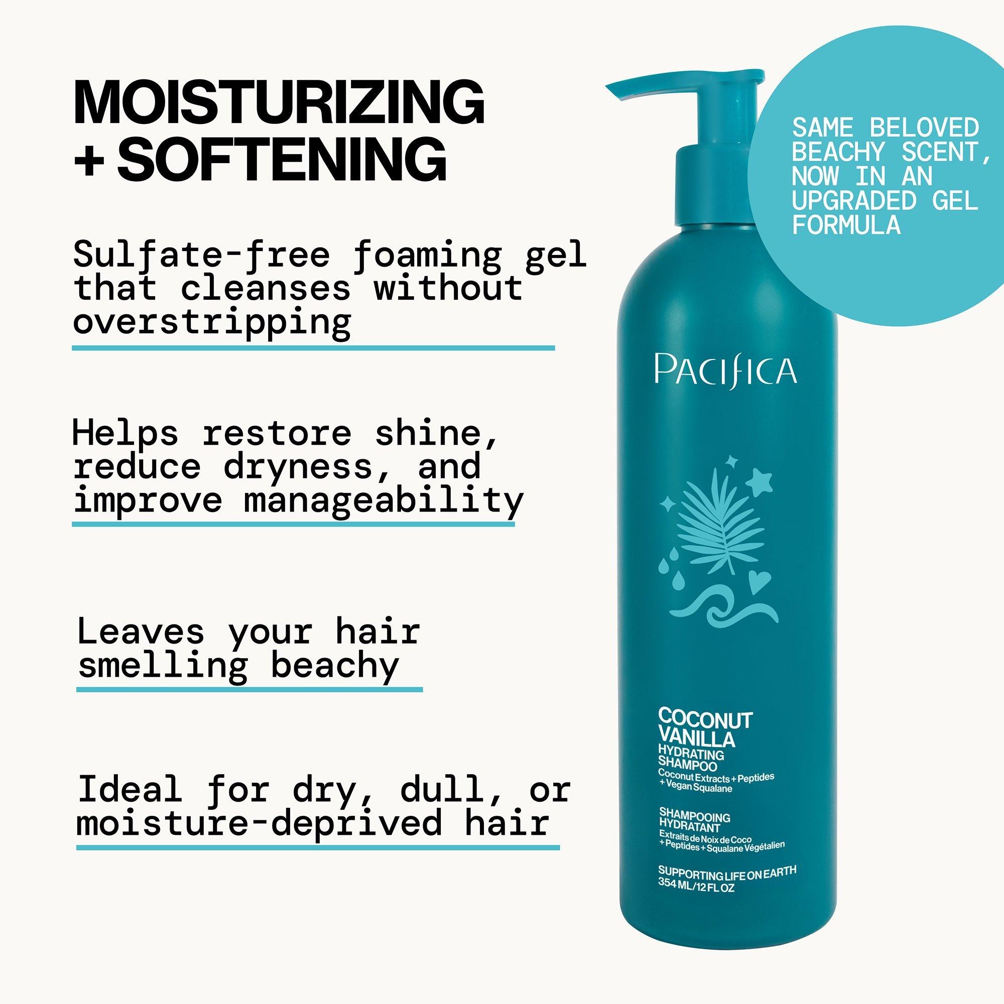 

Увлажняющий шампунь с кокосом и ванилью Pacifica