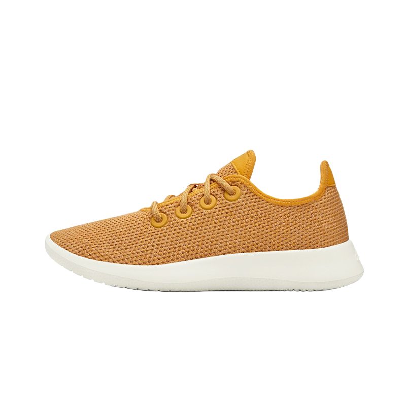 

Allbirds Кроссовки для бега Tree Runner с низким верхом, устойчивые к истиранию, мужские, цвет Honeys Yellow