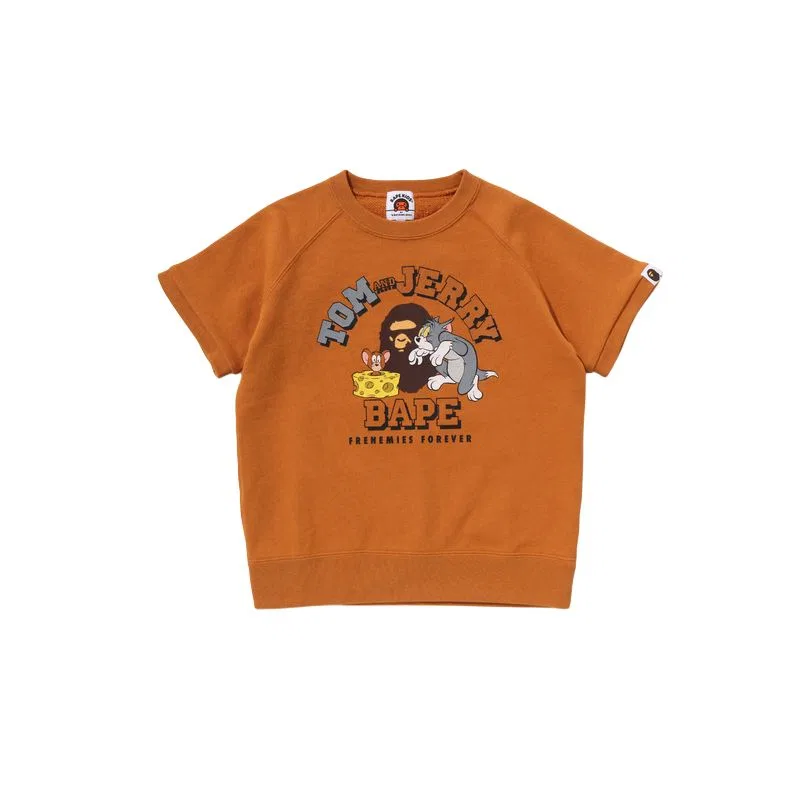 Футболка x Tom and Jerry для детей A BATHING APE, Gray GYX — фото 4