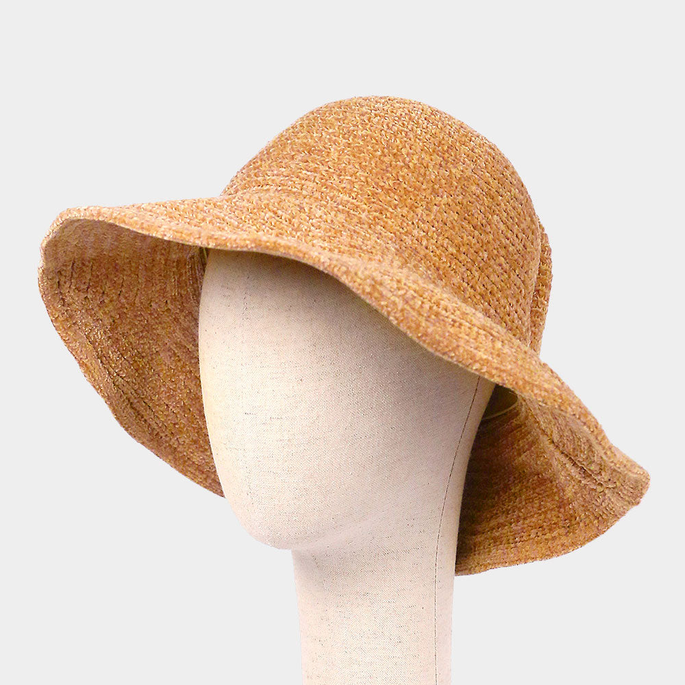 

Вязаная панама FASHNZFAB, коричневый