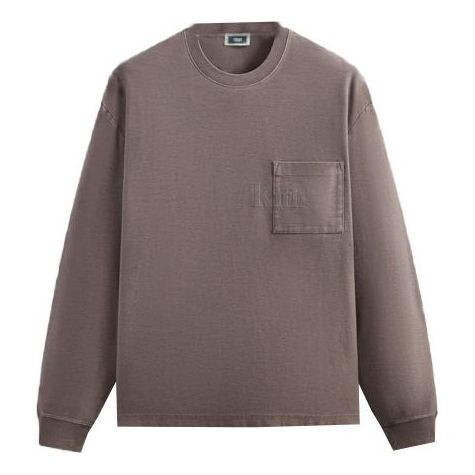 

Толстовка long-sleeve quinn tee 'dash' Kith, коричневый