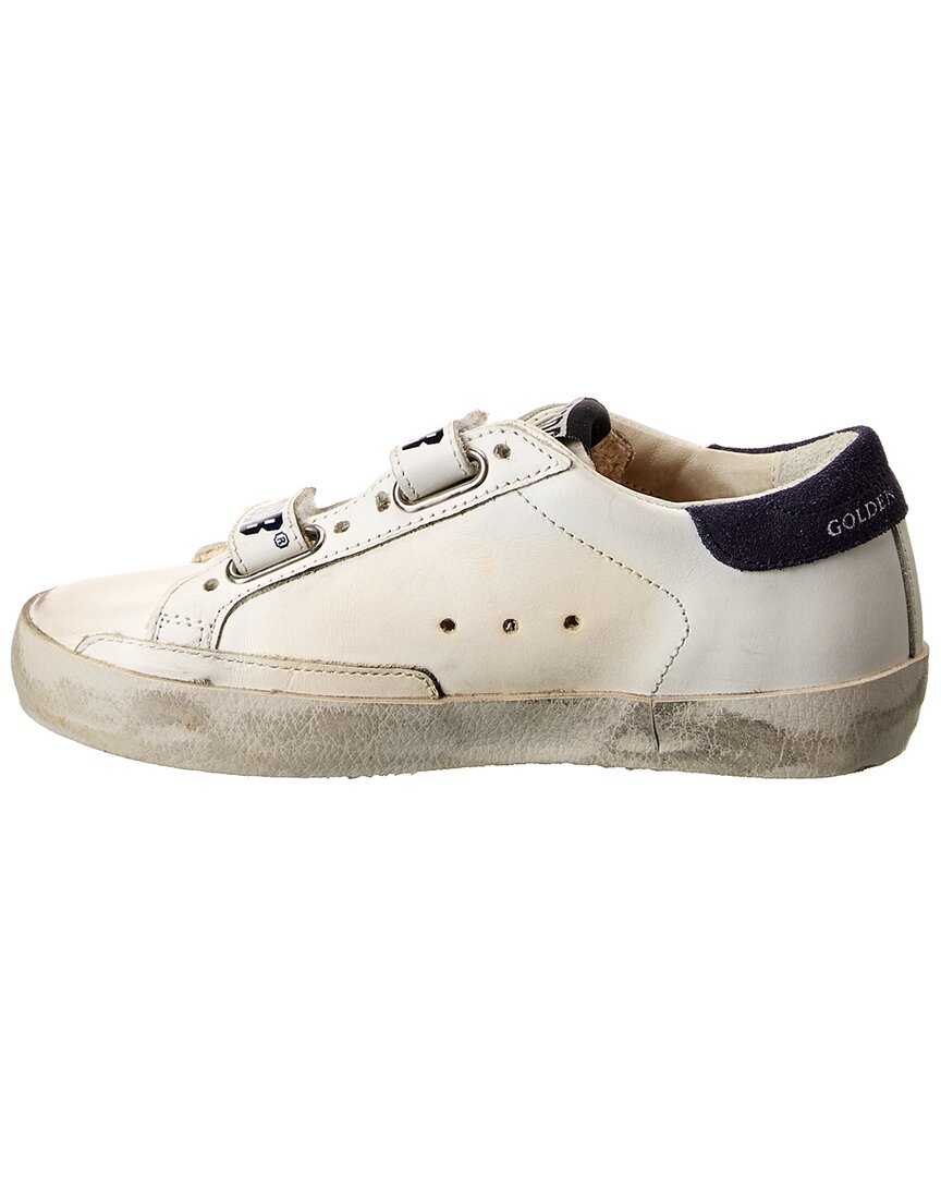 Кроссовки Golden Goose Old School из кожи и замши — фото 2