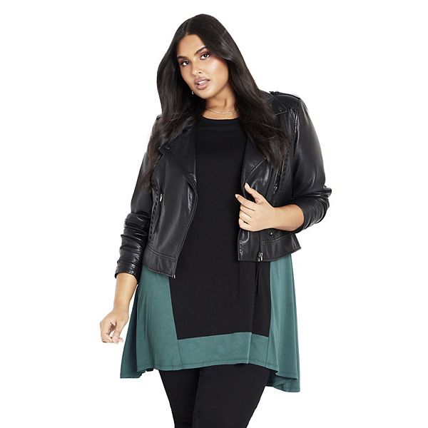 

Женская туника Elsa plus size Avenue, Black Teal